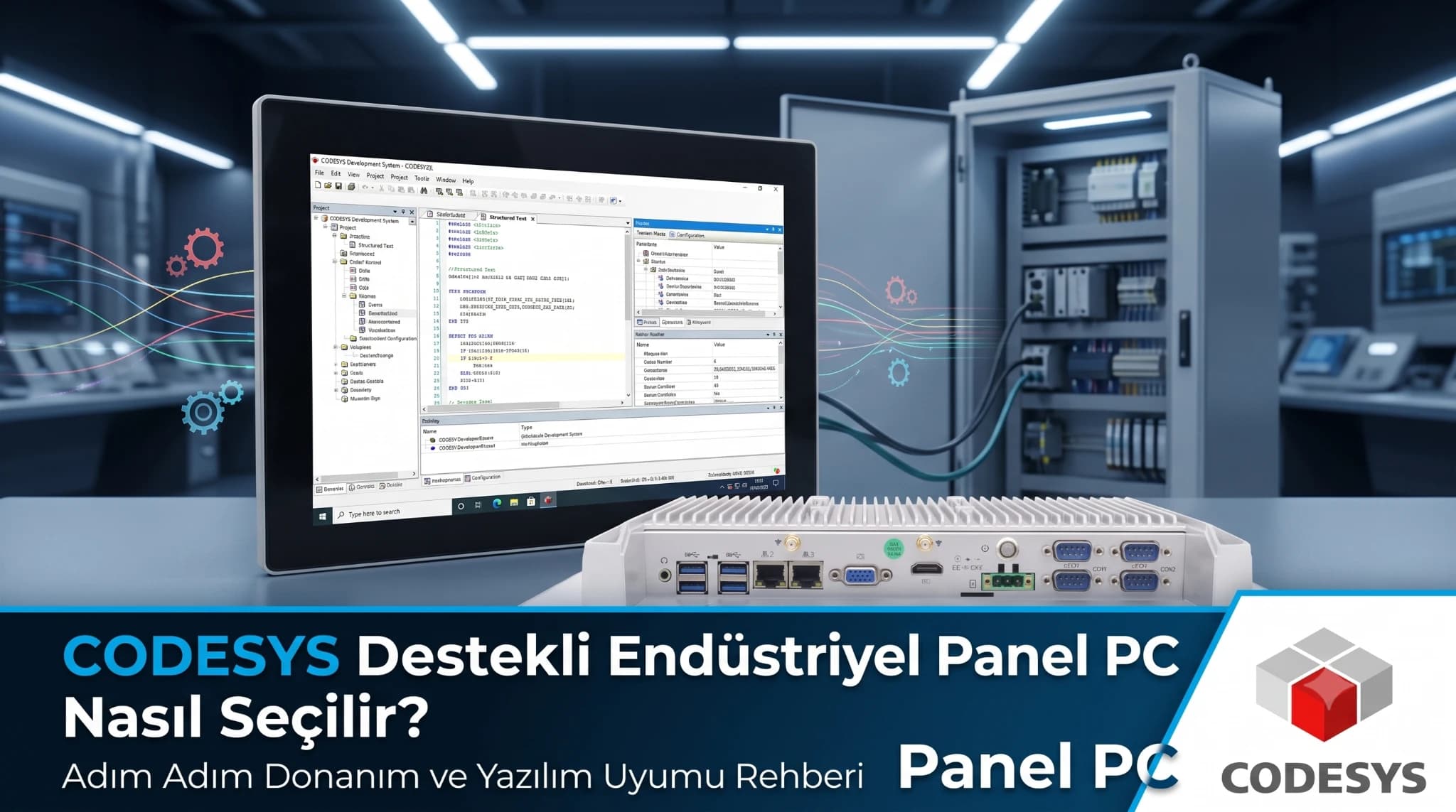 CODESYS Destekli Endüstriyel Panel PC Nasıl Seçilir?