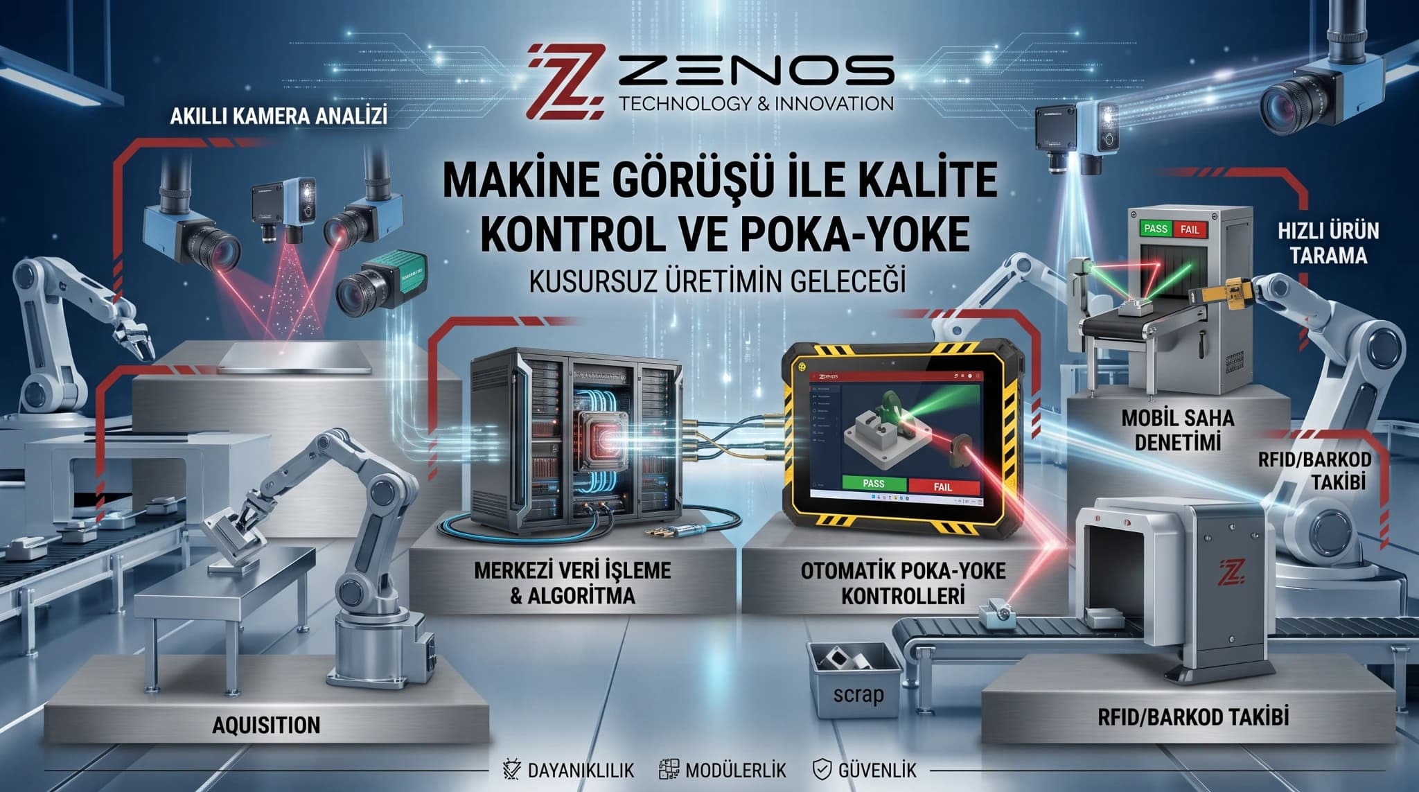 Makine Görüşü ile Kalite Kontrol ve Poka-Yoke: Üretim Hattında Hatayı Kaynağında Durdurmak