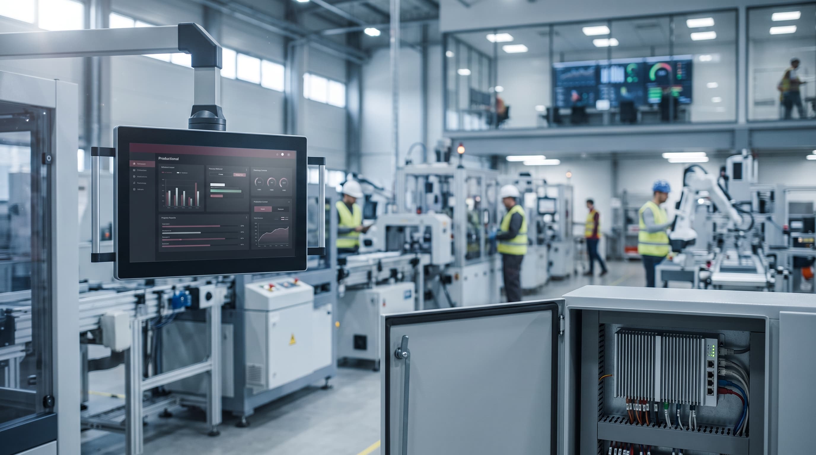 MES, ERP ve SCADA Nedir? Farkları ve Endüstriyel PC'nin Rolü